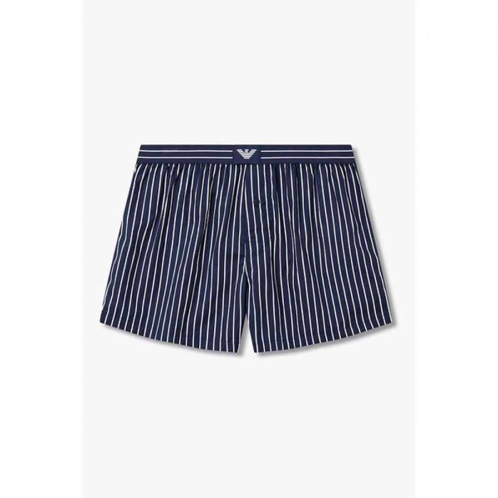 Emporio Armani Men S Bold Stripe Eagle Patch Trunk  0815312087 XL(110)