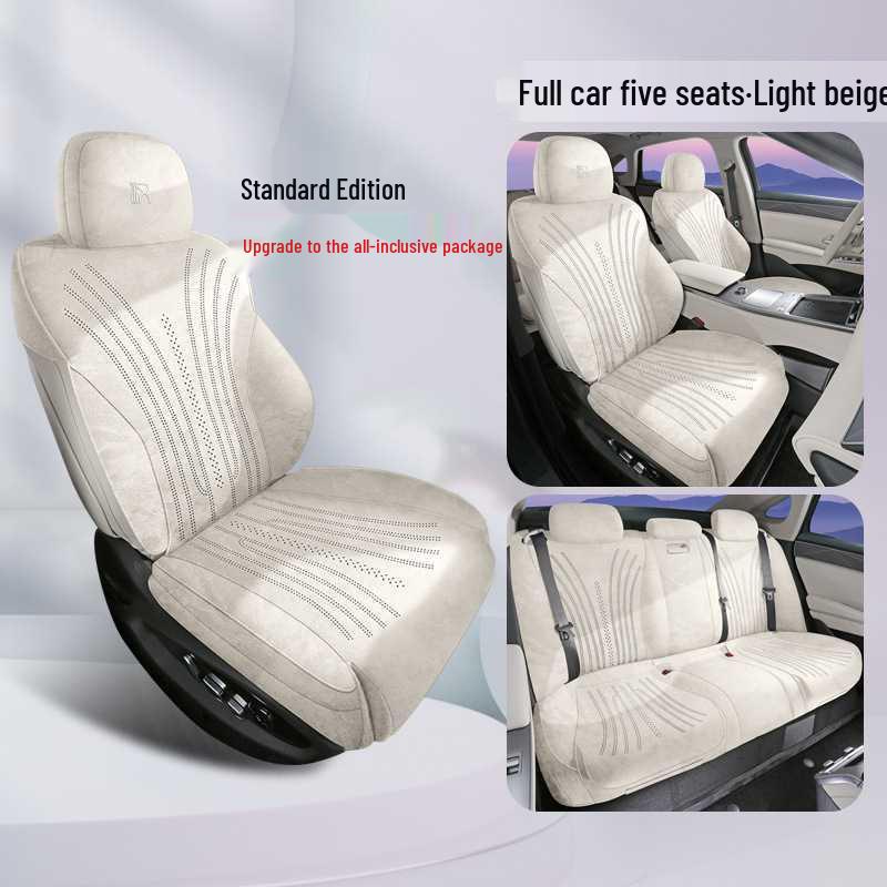 BYD Han L Car Seat Cushion – Universal, Suede, Four Seasons, Five-Seater Saddle Pad Han L Specific (Specify Year and Configuration)