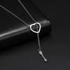 LIKGREAT Multi Layers Bar Coin Pendant Necklace Moon Star Cross Neckchain for Women Stainless Steel Chain Choker Jewelry NotFade