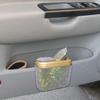 Car Garbage Can Elegant Rhinestone Design Car Trash Can With Lid Multifunctional Front Seat Garbage Bin Multipurpose Organizers