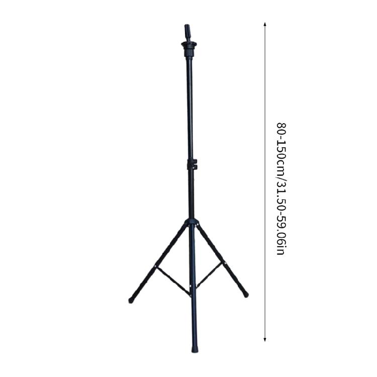 Salon Adjustable Height Wig Holder Stand With NonSlip Tripod Base For Precise Haircutting Practice Foldable Rustproof