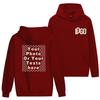 Customized DIY15Printed Hoodies For Men and Women Loose Casual Wear Long Sleeved Hooded Sweaters