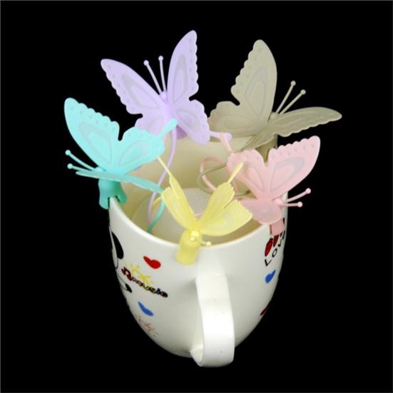 Silicone Butterfly Strainer Tea Shaped Tea Infuser for Filter Gift Tea Lover