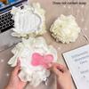 1 Piece Of Soft Loofah Sponge Bath Ball -2-In-1 Soap Dispenser And Body Scrub, Exfoliating Shower Ball For Men And Women