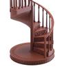Miniatur-Wendeltreppe, Winziges Retro-Treppenmodell, Miniaturtreppen-Nachbildung für Puppenhaus im Maßstab 1:12, Miniatur-Szenen