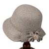 Middle-aged Hat Autumn and Winter Wool Warm Fisherman Hat Elegant Bucket Hat