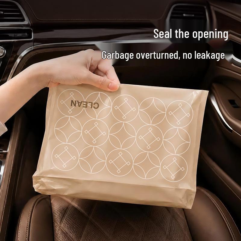Self-Standing Adhesive Car Trash Bag: Thick, Hanging Desktop Cleaning Supplies
