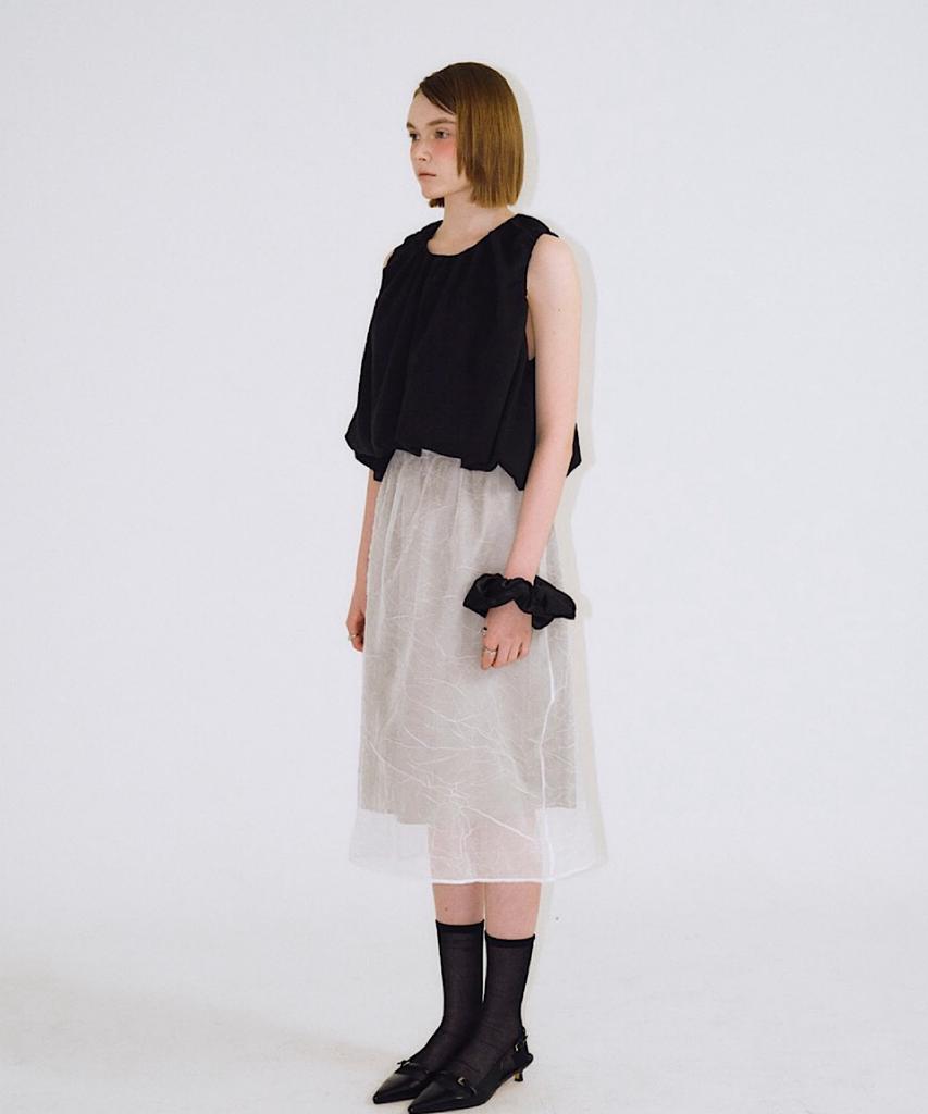 APOEM Frill Balloon Top - 3Colors