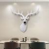 BEPAN Resin decorative items, American-style living room TV background wall decorations, wealth-attracting deer head wall hangers
