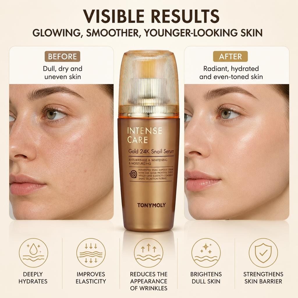 Tonymoly Intense Care Gold 24k Snail Serum 35ml