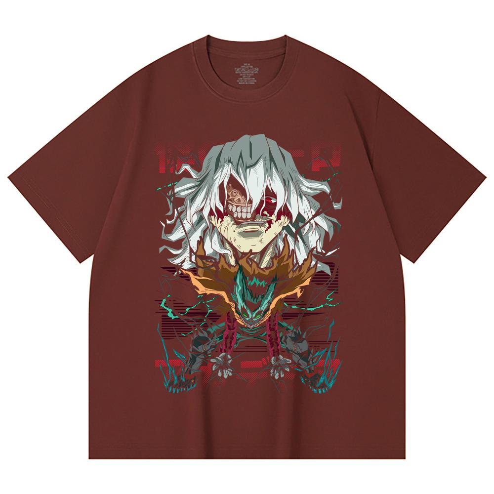 230 Gsm 100% Cotton My Hero Academia V9 Shigaraki Print Unisex Heavy Cotton T Shirt