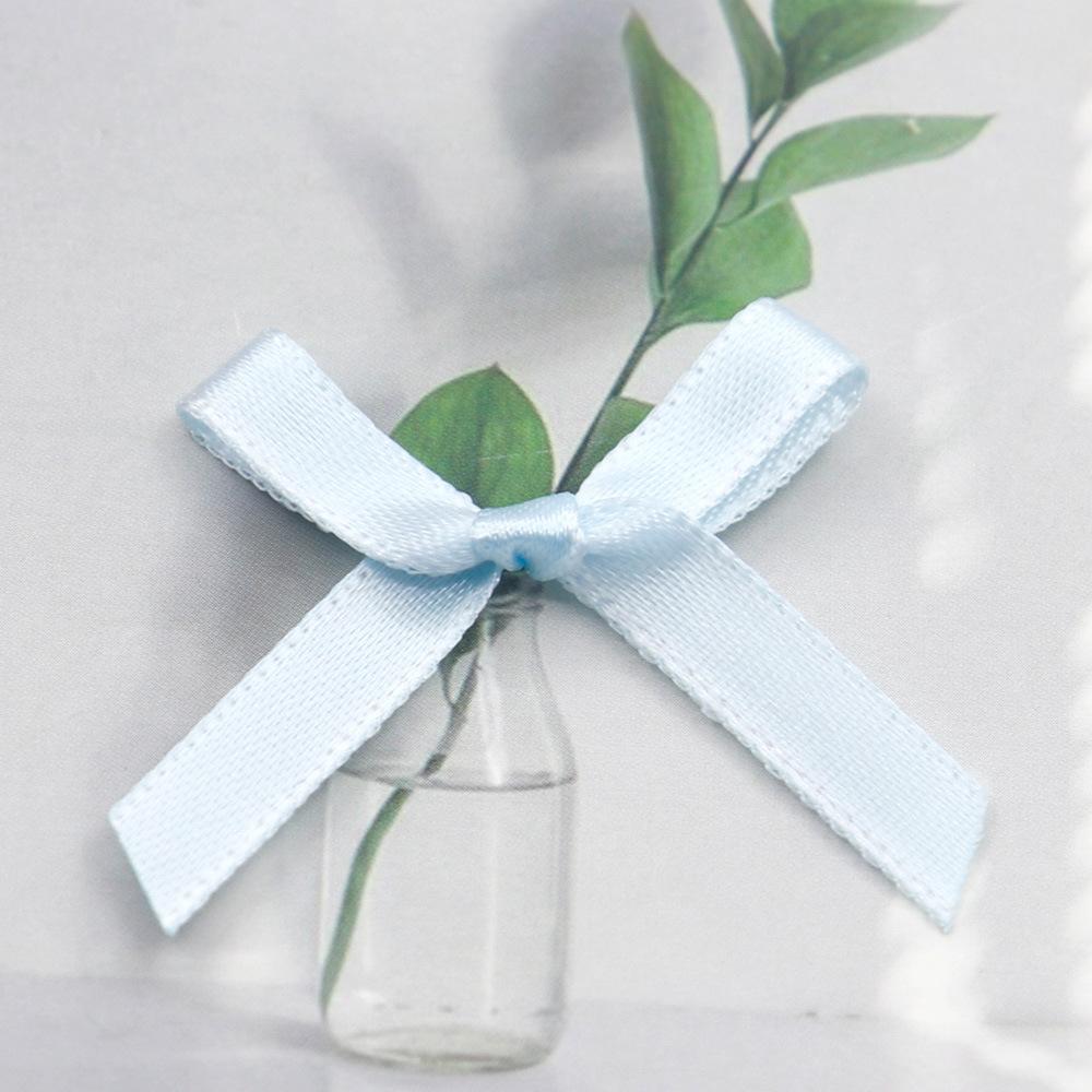 0,6 cm polyesterová stuha, ručně vázaná malá mašle, DIY oděvní doplňky, barevná popruhová mašle