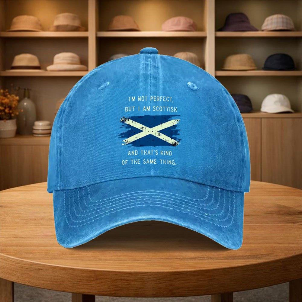 Lightweight Scottish Texture Baseball Cap Duckbill Street Style Hat for All Seasons Unisex Casual Sports Hat