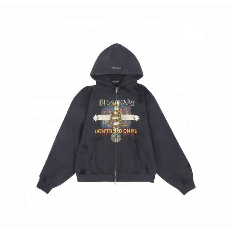 Oversized Vintage Washed Hooded Sweatshirt Men Women Teens Streetwear Loose Fit Cotton Pullover Fall 2025