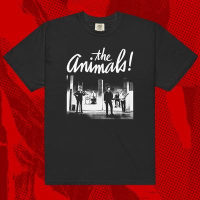 The Animals Live Shirt | 60s Steppenwolf Yardbirds Troggs Doors Cream