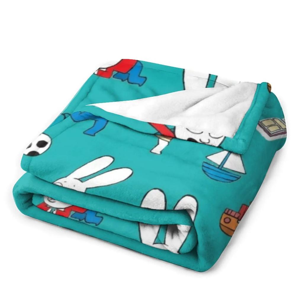 Cool Simon Super Rabbit Throw Blanket Hair Blankets and Throws Cute Blankets