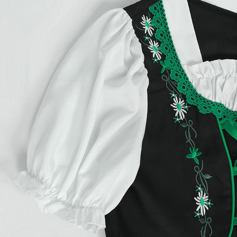 Munich Beer Festival Halloween Cosplay Embroidered Skirt Costume