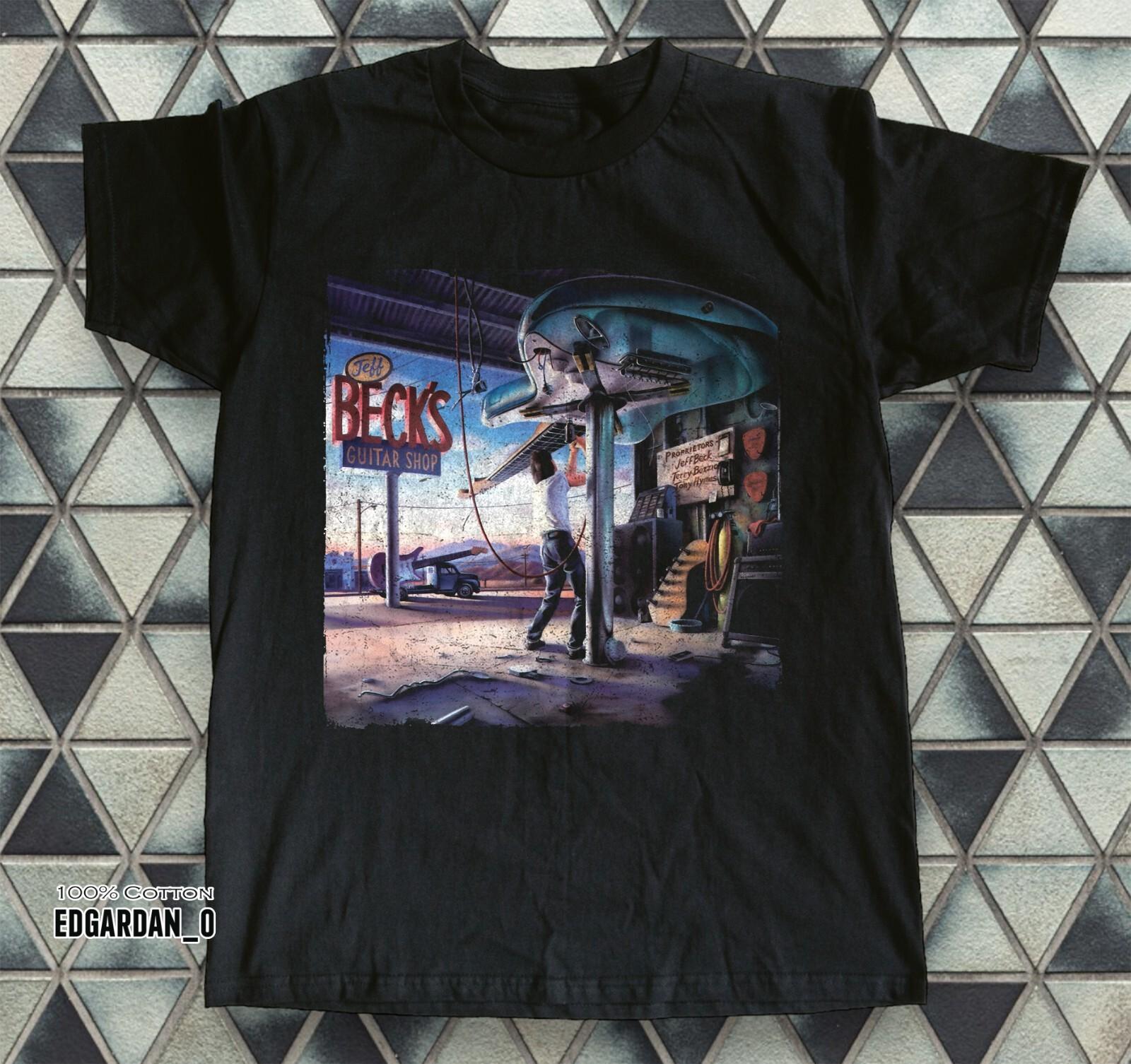 Jeff Beck s Singer Guitar Shop Album Black Unisex T-shirt Size S-5XL XXXXL