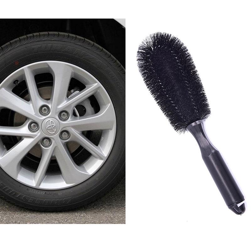 Car Wheel Cleaning Brush Tire Rim Scrub Washing Vehicle Detailing Cleaner Tool