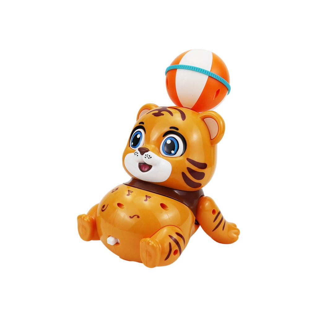 Electric Children's Stunt Ball-balancing  Spinning Crawling Light And Music Children's Doll Toy