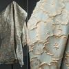 145cm Width Golden Silk Jacquard Fabric Three-dimensional Texture Embroidery for DIY Sewing Cheongsam Clothing Designer Fabric