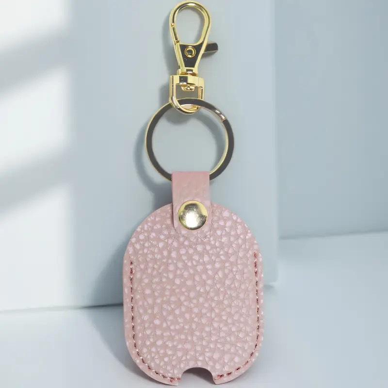Broken Car Key Loop Replacement Keys Covers Replacement Portable Durable PU Leather Keychain Protector for Men and Women