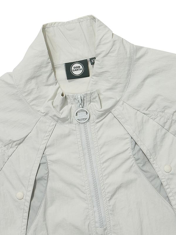 Bbc Earth Color Block Curve Anorak_Light Mint