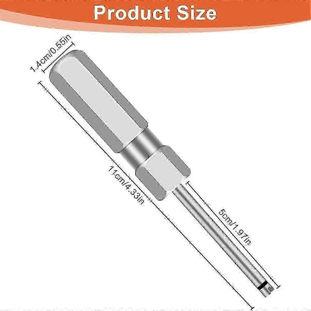 2pcs Valve Core Removal Tool Set, Screwdriver Valve Stem Core Remover, Tire Valve Tool for Schrader Valve Cores