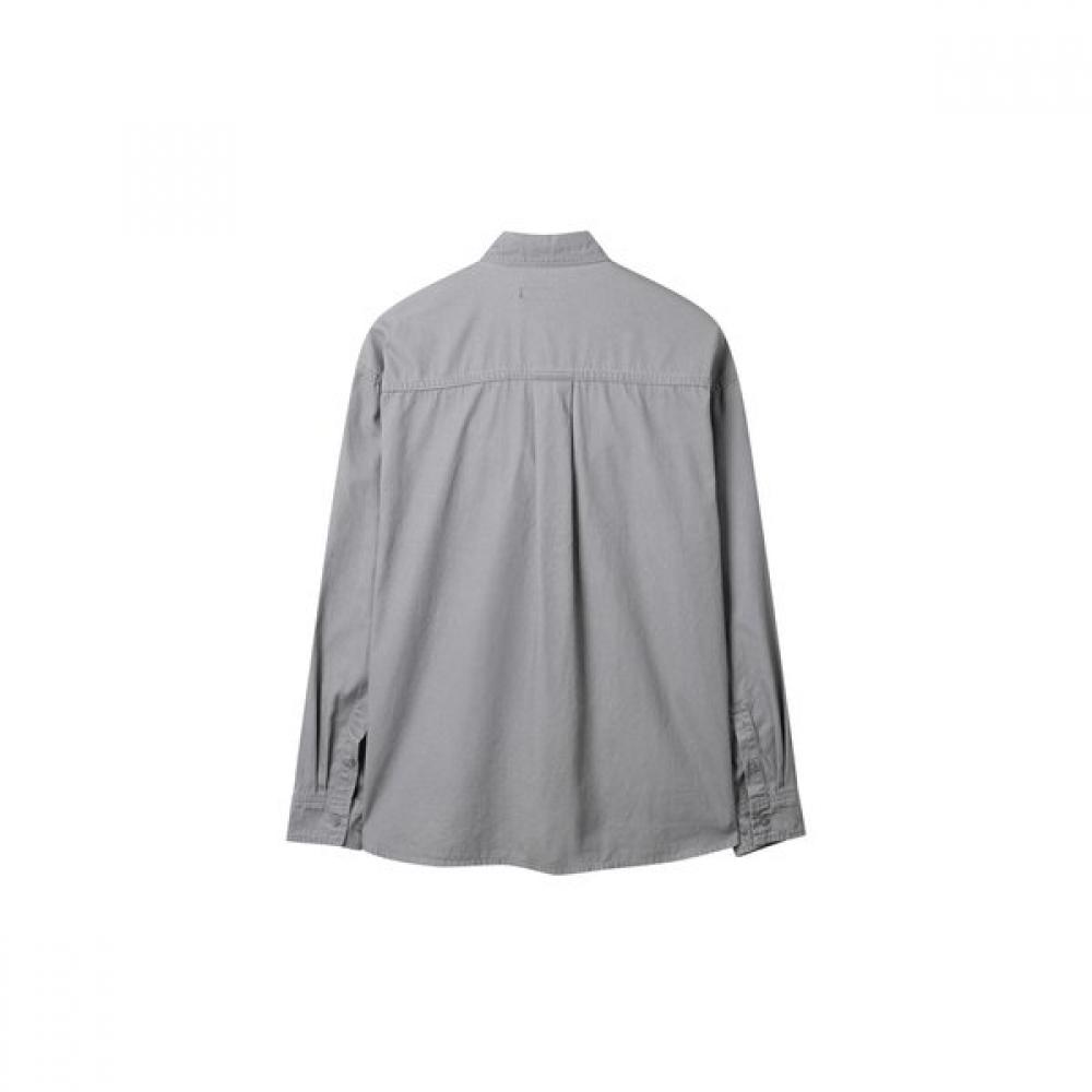 Customellow Dying Denim Shirt Light Gray Cqsam25211gyl