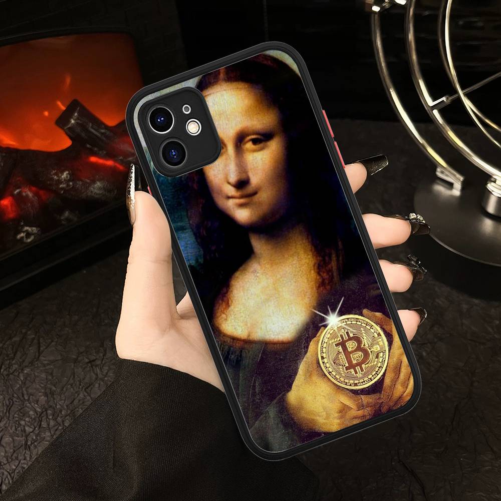 Bitcoin Retro Logo For Silicone Matte Phone Case For IPhone 16 Pro Max 15 14 13 12 11 X XS MAX