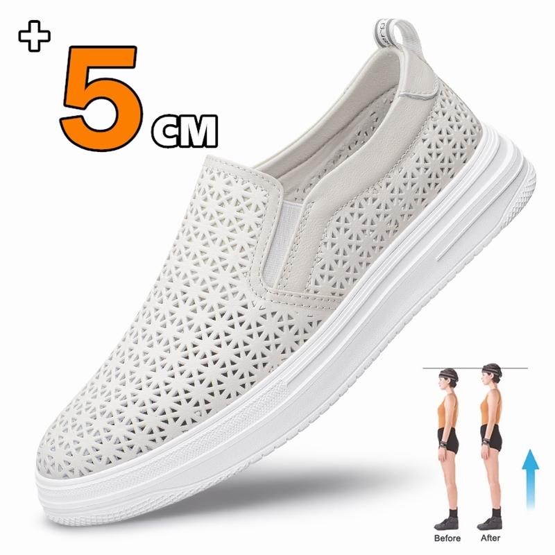 

Весна-лето Удобная мужская повседневная обувь на 5 см, увеличивающая рост, мужские мокасины из мягкой коровьей кожи, мужские мокасины, увеличивающие рост, более высокая обувь 36