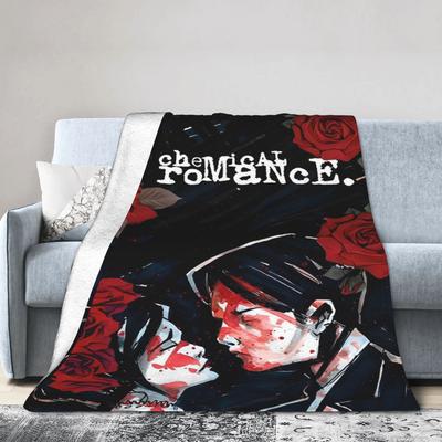 My Chemical Romance Band Rock Album Decken Wolle Lustig Warm Überwurfdecken für Bettwäsche Wohnzimmer Frühling Herbst