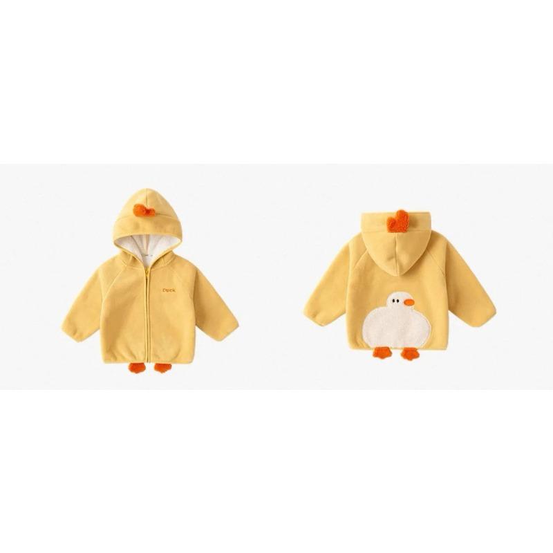 Kinder Wintermantel Verdickte Fleecejacke Cartoon Tier Kapuzenjacke Oberbekleidung Jungen Mädchen Warme Winter Kinderkleidung