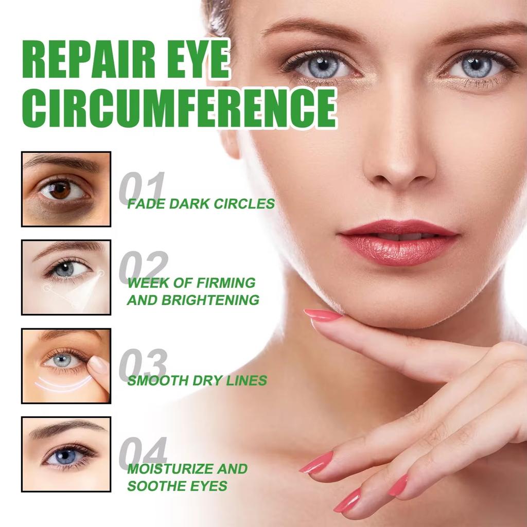 Anti Dark Circle Serum Pigment Correction Remove Puffiness Eyes Bag Moisturize Hydrating Nourish Aloe Vera Whitening Eye Essence