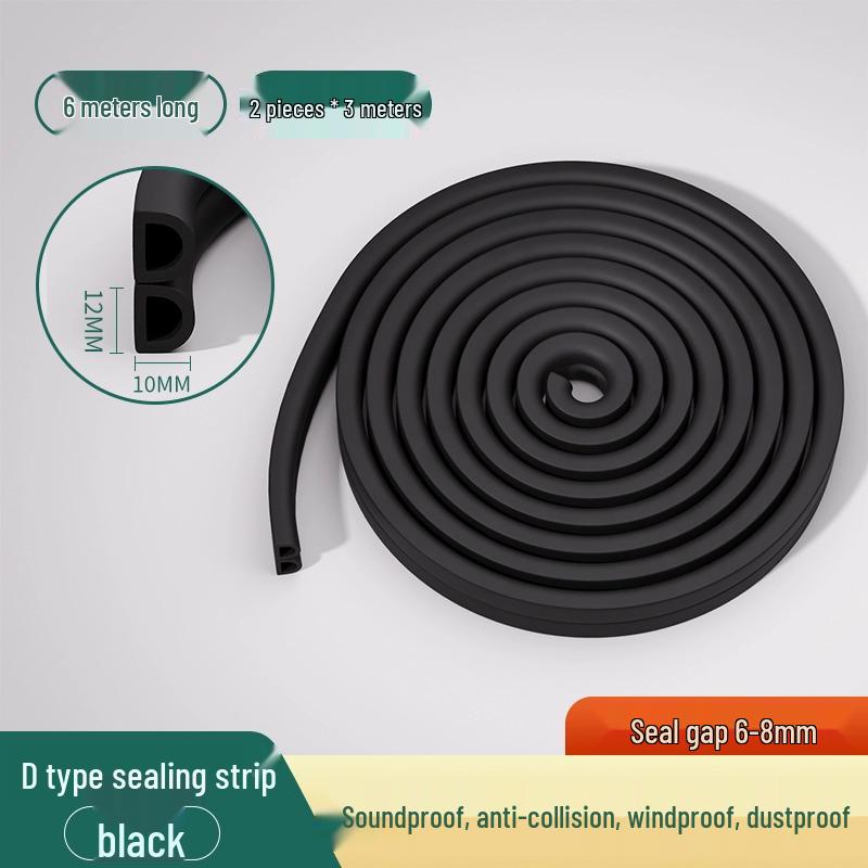 Těsnící lišta okna typu O z voděodolného a zvukotěsného UPVC pro dovnitř otevíraná okna