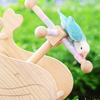 Bird Rocking Stand with Rotating Windmill Whale Rocker Perch Exercise Toy for Parrots Enrichment and Interaction Fun