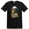 Skull Helmet Don't Fuckin Die Graphic T Shirt Cool Biker Tee