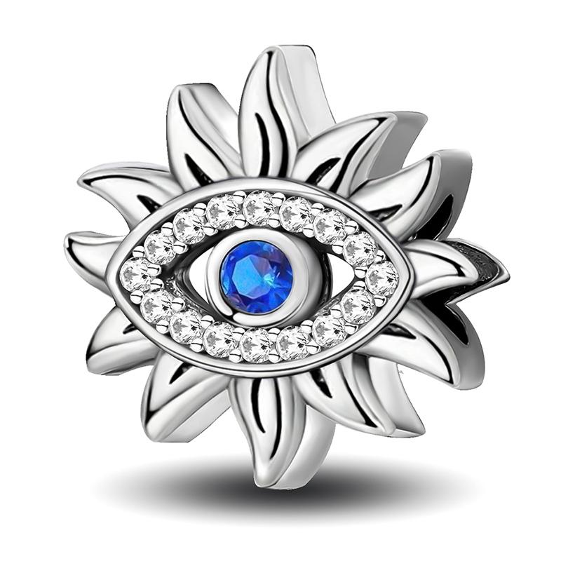 Copper Fluorescence Hollow Out Love Heart Butterfly Charms Bead Necklace Making Gift Of High Quality Fine Jewelry