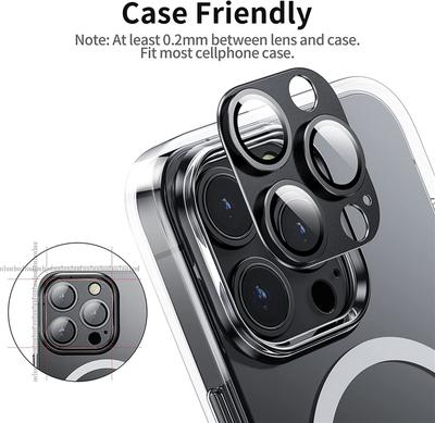 Luxury Metal Camera Lens Glass Protector For IPhone 15 13 15 Pro Max 12 Mini 14 Plus 14Pro 13Pro 15Pro Glass Lens Cover Accessories