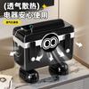 1-layer socket board storage box Living room mobile hub box with wheels Cartoon high-color data line charger docking storage bin