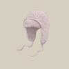 Korean Teddy Fleece Earmuff Hat for Women - Winter Warm Knit Cap, Slim Face, Versatile Wool Hat