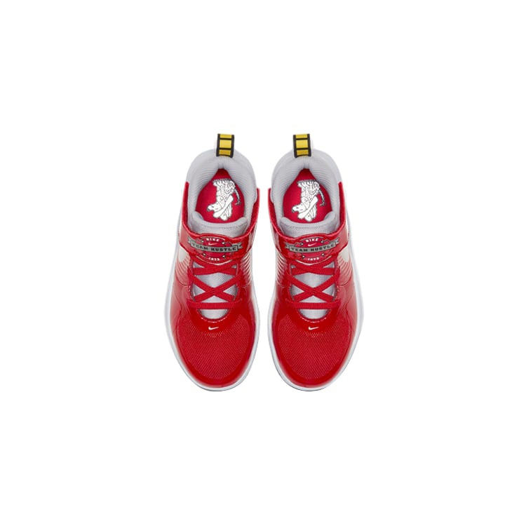 Nike Team Hustle D 9 Mid top Children's Basketball Shoes Red Children Aged 3 7 Years Old CQ4278-600