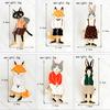 QIHE JEWELRY Pins and Brooches Rabbit/Fox/Cat Couple Enamel Pin Badges Hat Backpack Accessories Lovers Jewelry Gift for