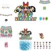 Theme Powerpuff Girls Childrens Birthday Party Decorations Balloons Flag Set