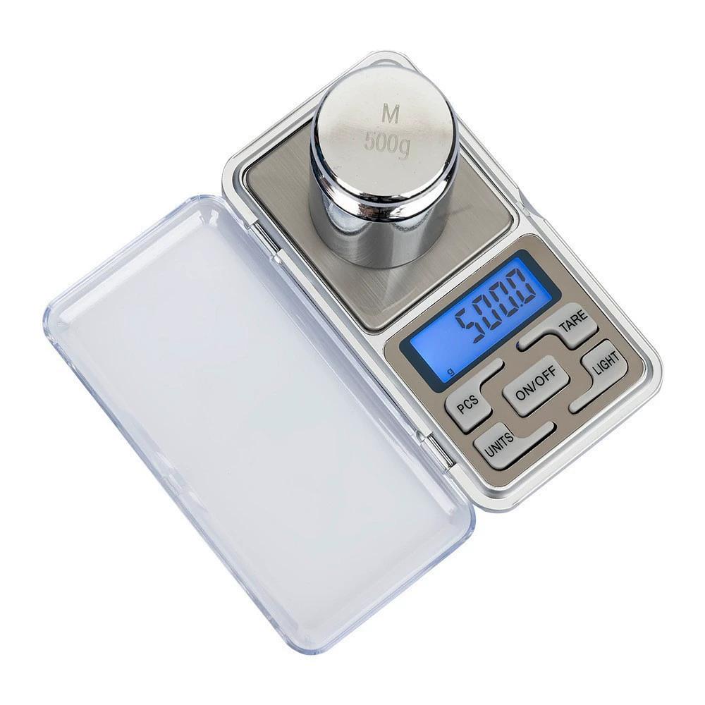 Báscula digital de precisión portátil, mini báscula de bolsillo para joyería 0.01g