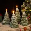 Christmas Tree Shaped Christmas Tree Night Light PVC Christmas Tree Ornament  Bedroom Light