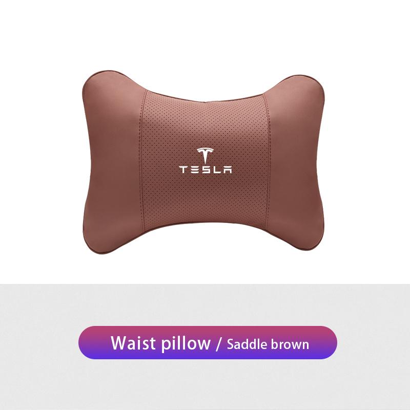 Car Seat Head Support Cushion Lumbar Pillow Accessories For Tesla Model 3 Y S X Cybertruck Juguete Roadster Coil Bonina