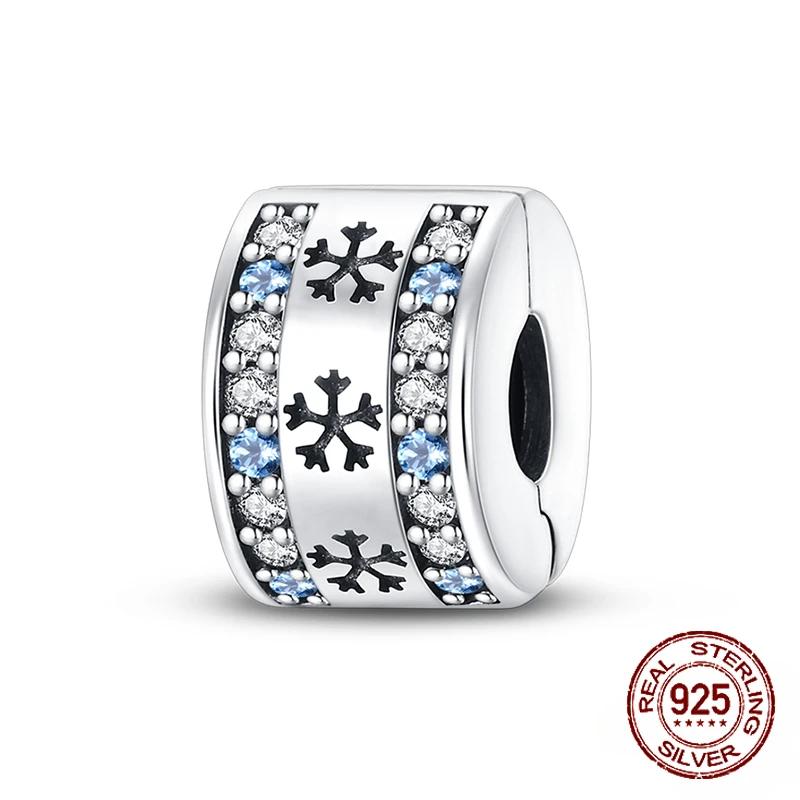 Copper Christmas Winter Snowflake Four Leaf Clover Spacer Beads Pendants Fit 4Mm Hole Diamete Braceletdiy Jewelry