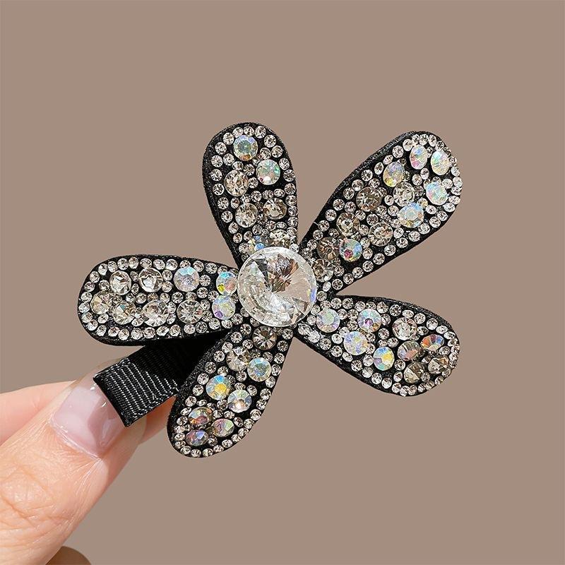 Vintage Flower Hair Clip For Women Girls Sweet Hair Ornament Side Hairpin Hair Accessories