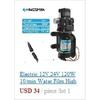 DC 12V 130PSI 6L/Min Water High Pressure Diaphragm Self Priming Pump 70W 72W with EU plug power supply 6A pipe 1/2